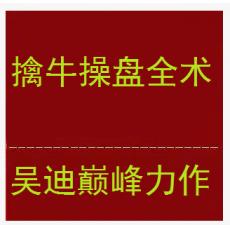 吴迪大炒家巅峰力作 擒牛操盘全术 牛股起涨临界点 股票视频课程