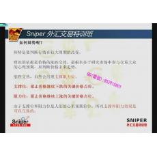 Sniper交易俱乐部安格斯辨势交易法 价格规律进出场规则强度信号 外汇交易特训班视频课程